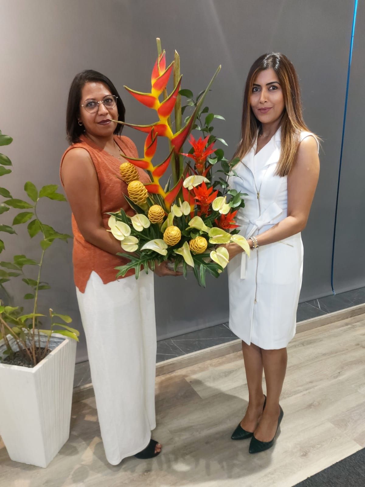 AGM 2022 Mrs. Anouska Hosanee and Mrs. Shaheen Jaulim-Joomaye